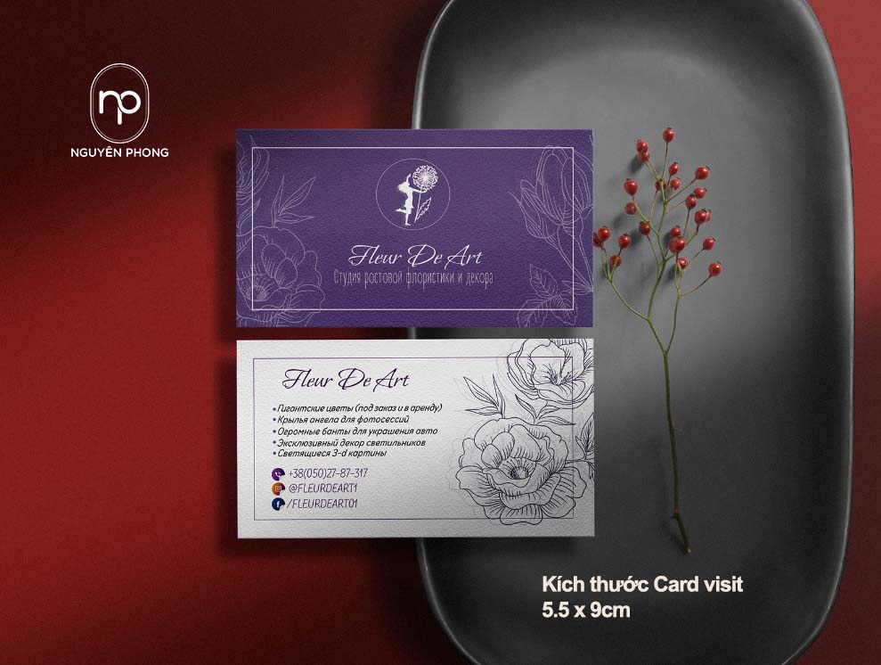 Mẫu in namecard tại Nguyên Phong